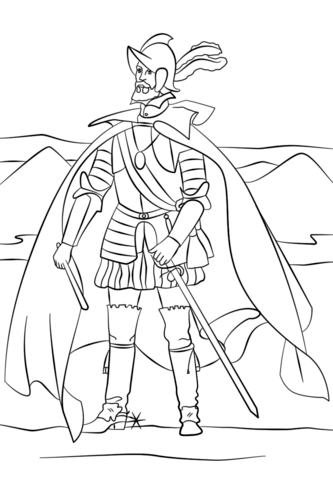 Juan De Onate Coloring Page